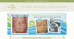 Desktop Screenshot of firstviewultrasound.com